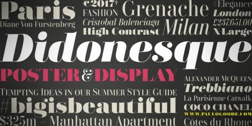 Didonesque Font Family 4