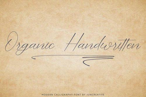 Dramatic Style Calligraphy Font 2