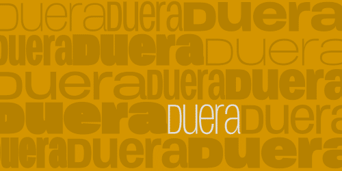 Duera Font Family 2