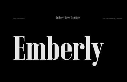 Emberly Serif Font Family