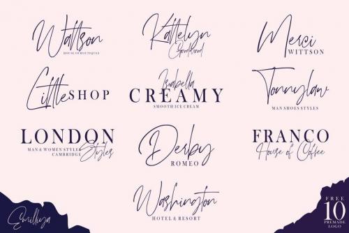 Emilliya Signature Font 7