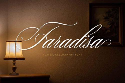 Faradisa Script Font Free Download