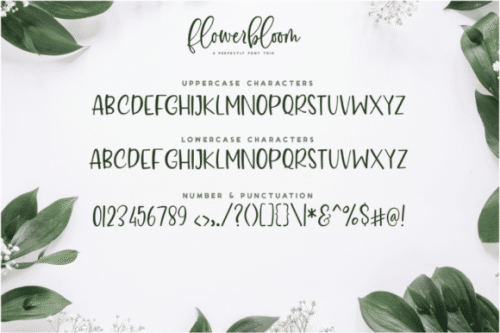 Flowerbloom Font  13