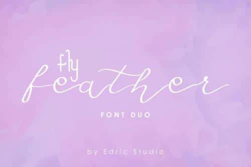 Fly Feather Font 1