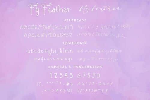 Fly Feather Font 2