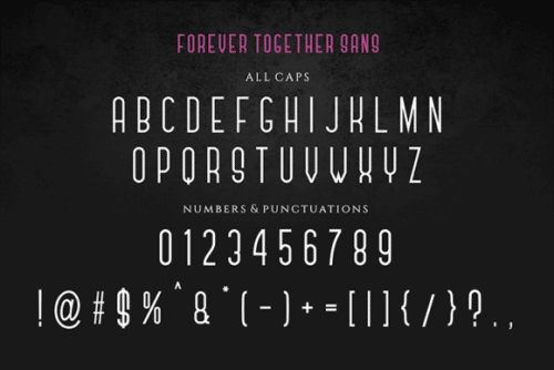 Forever Together Romantic Font 8