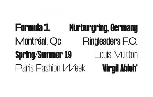 Formula Consensed Font Family 11