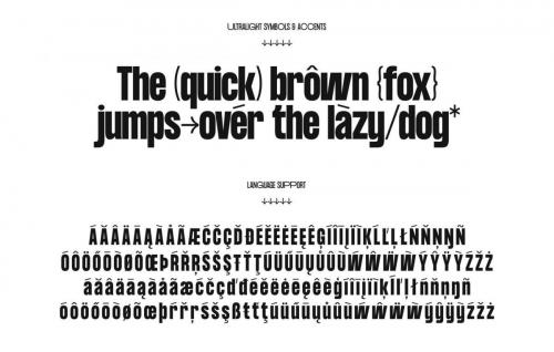 Formula Consensed Font Family 7