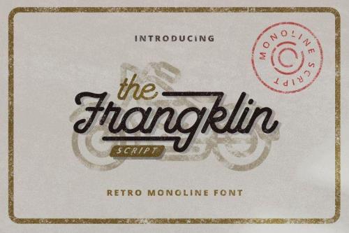 Franklin Monoline Script Font