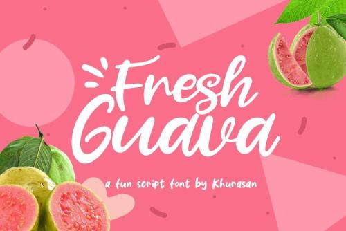 Fresh Guava Bold Script Font 1