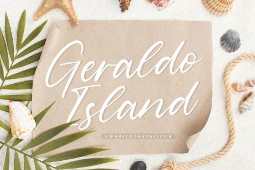 Geraldo Island Handwritten Font