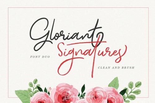 Gloriant Signature Font 2