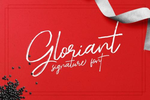 Gloriant Signature Font 3