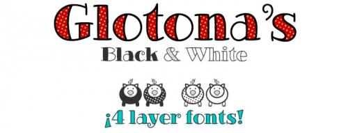 Glotona Black Font 1
