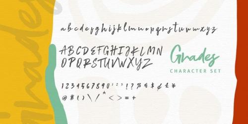 Grades Font 9