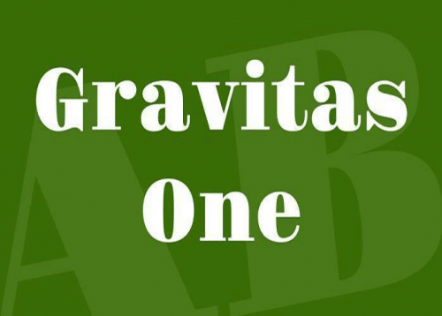 Gravitas-One-Font--0