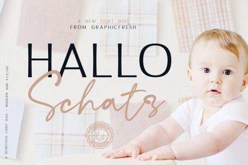 Hallo Schatz Font Duo 1