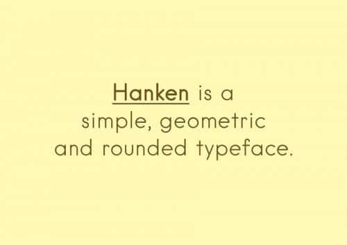Hanken Font Free