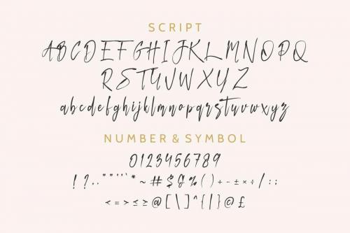 Happy Nature Script Font 10