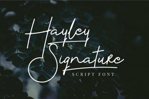 Hayley Signature Font