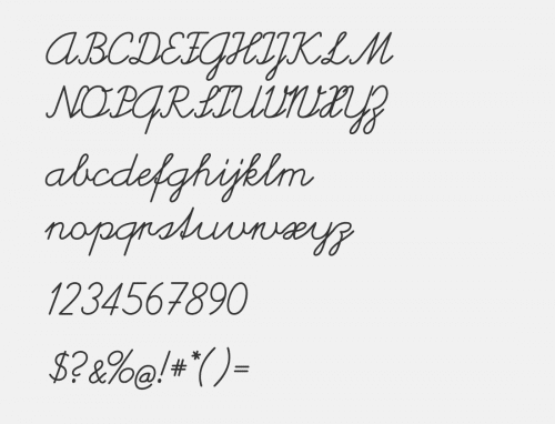 Helvetia Script Font  1