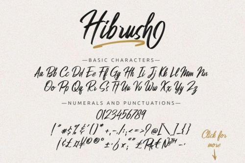 Hibrush Brush Font 2