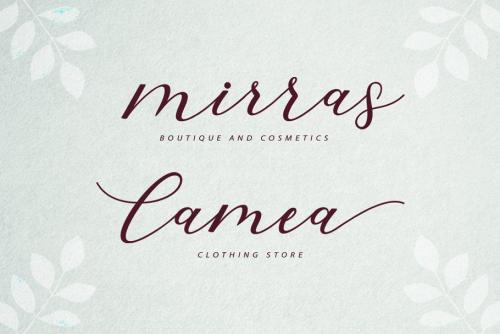 Hiters Calligraphy Font  1