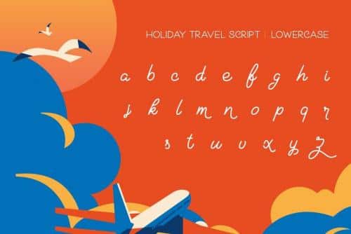Holiday Travel Font Duo 7
