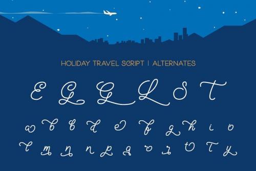 Holiday Travel Font Duo 8