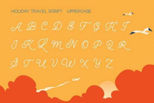 Holiday Travel Font Duo  2