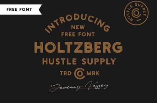 Holtzberg Typeface 1
