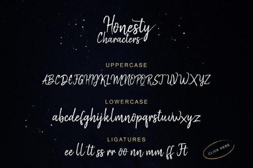 Honesty Script Font 7
