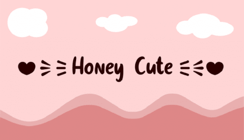Honey Cute Script Font
