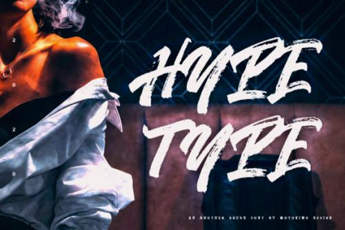 Hypetype Brush Script Font 1