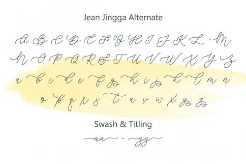 Jean Jingga Font 9
