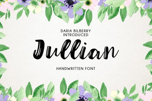 Julian Script Typeface 1