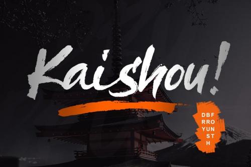 Kaishou! Brush Script Font 1