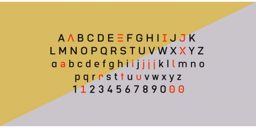 Katerina P Rounded Sans Serif Typeface 3