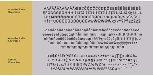 Katerina P Rounded Sans Serif Typeface 5
