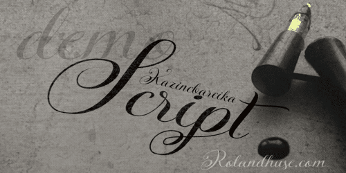 KazincBarcika Script Font