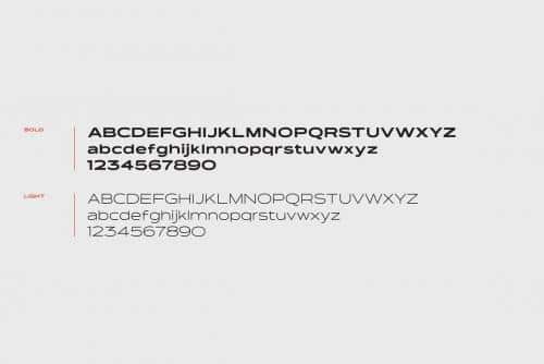 Kinetic Sans Serif Typeface 5