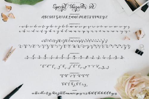 Kitahara Calligraphy Font  6