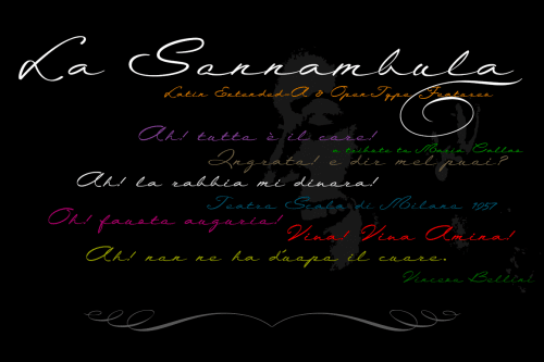 La Sonnambula Font Free  2
