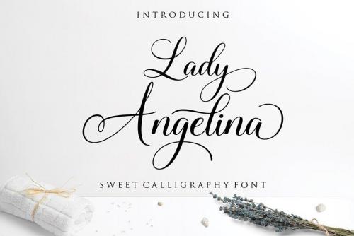 Lady Angelina Script Font Free Download  9