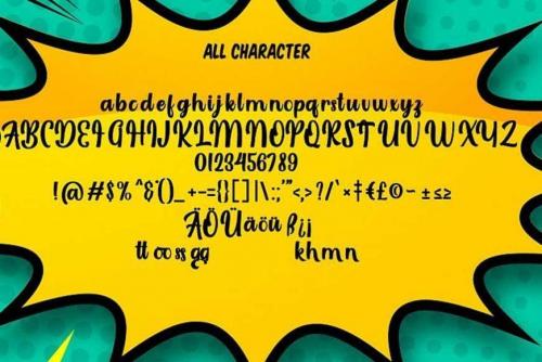 Laggran Playful Script Font  2