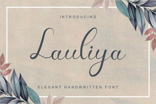 Lauliya Calligraphy Font 1