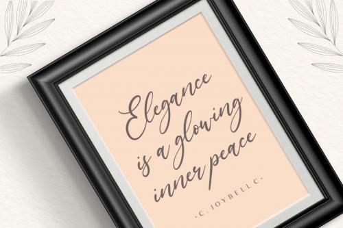 Lavineta Elegant Calligraphy Font 3