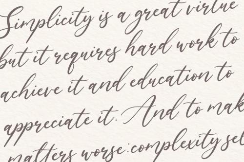Lavineta Elegant Calligraphy Font 5