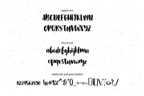 Le Fontaine Brush Font Free 5