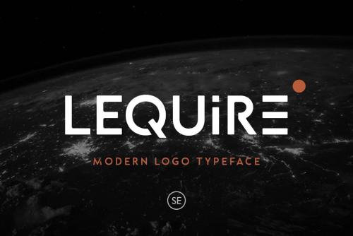 Lequire Display Logo Typeface 1